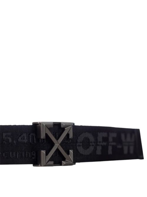 TAPE BELT ARROW 38MM OFF-WHITE | OMRB14LC99FAB00110101010 BLACK